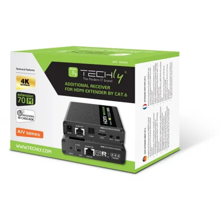 Odbiornik Extendera Hdmi 4k 70m Po Skrętce Cat6/6a/7